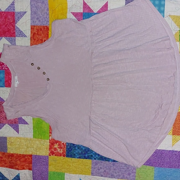 Maurices Light Pink Distressed Top XXL - Picture 1 of 3